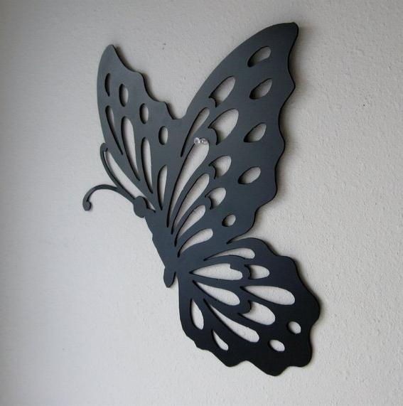 Бабочки на стене своими руками