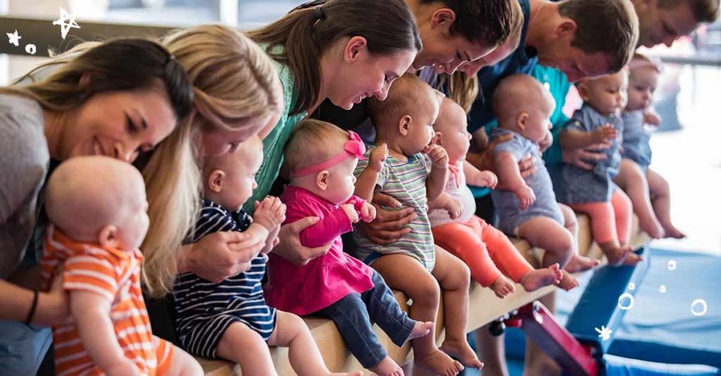 gymnastics for 1 5 month old baby