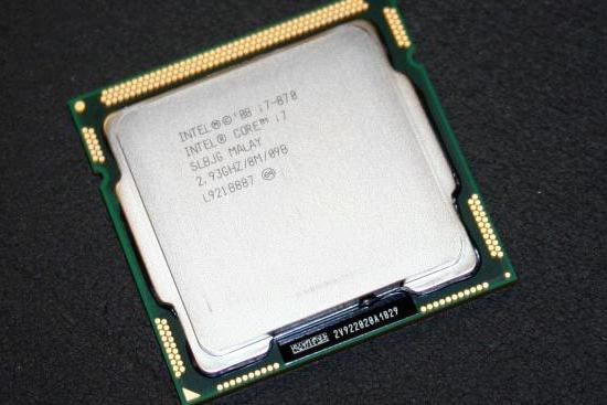 Обзор процессора intel core i7 870