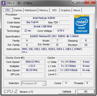 pentium n3540 обзор