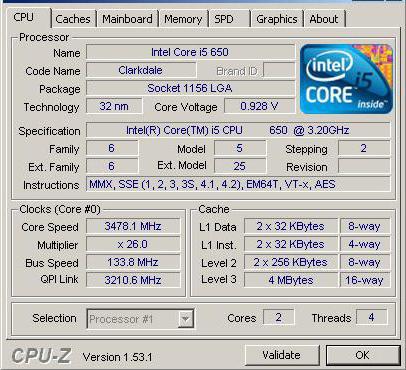 intel core i5 650