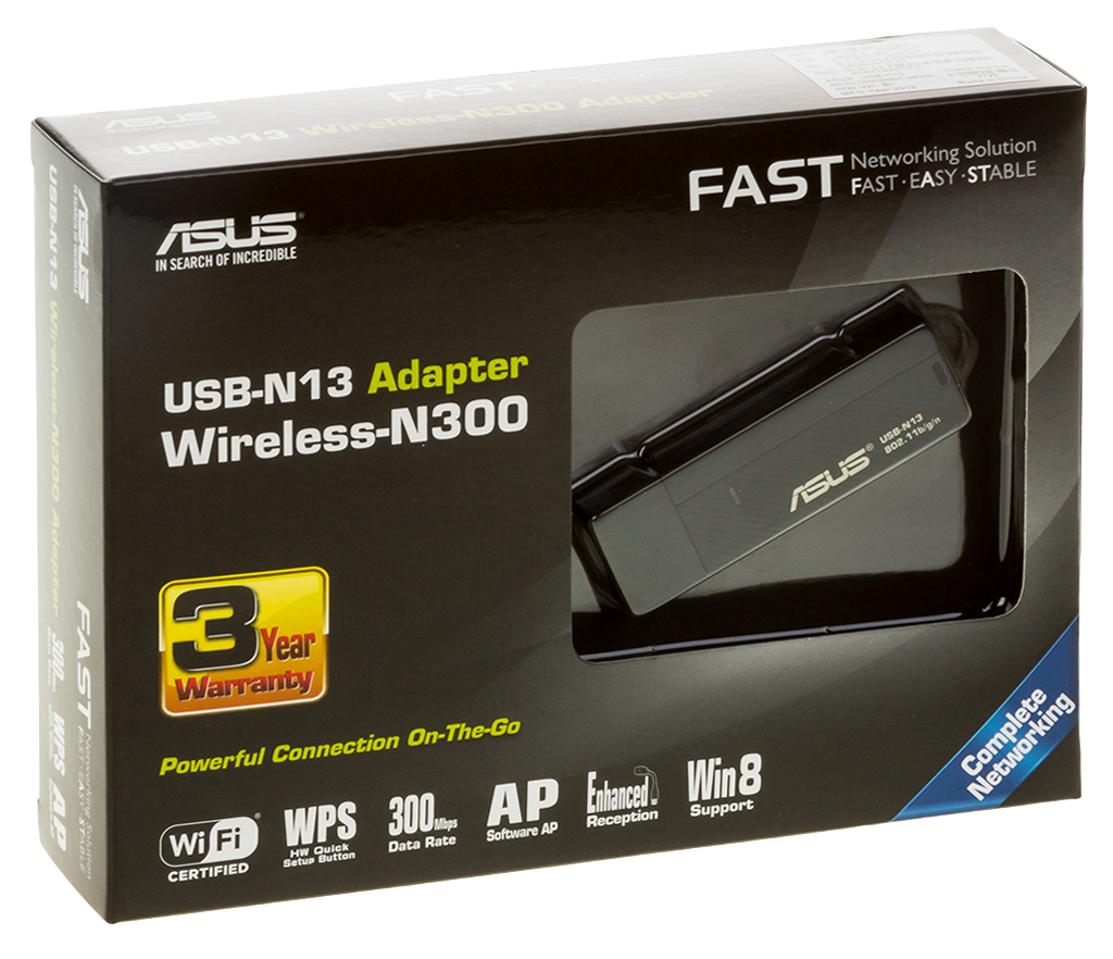 Asus usb n 13 не подключается