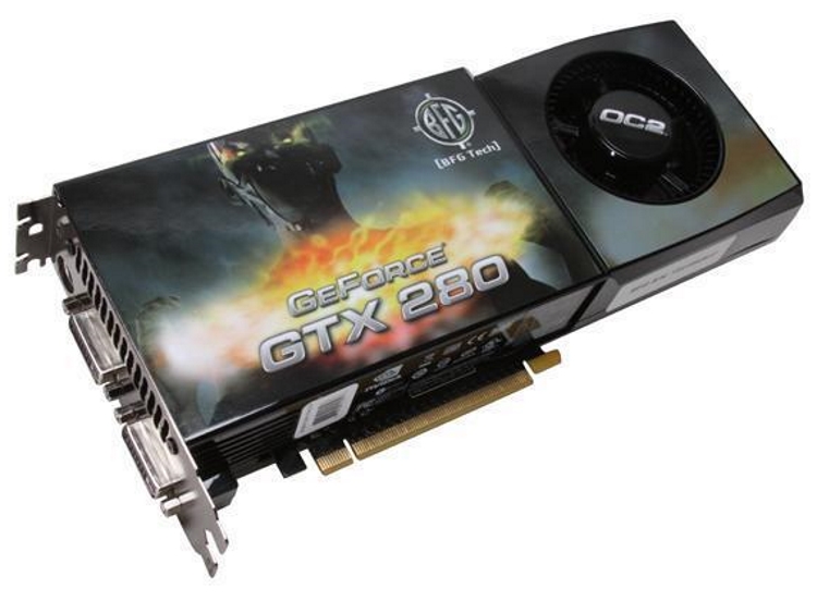NVidia GeForce gtx 280 series. Характеристики