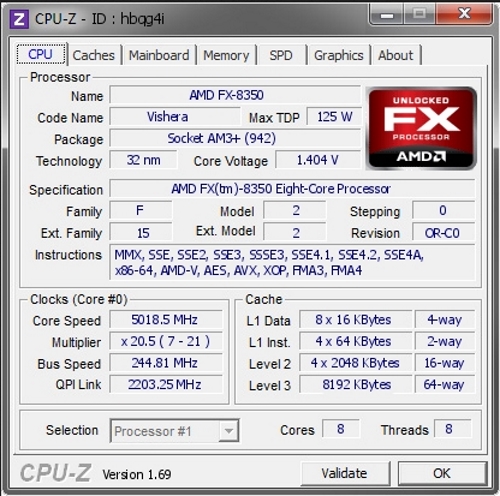 Разгон процессора AMD FX - 8350