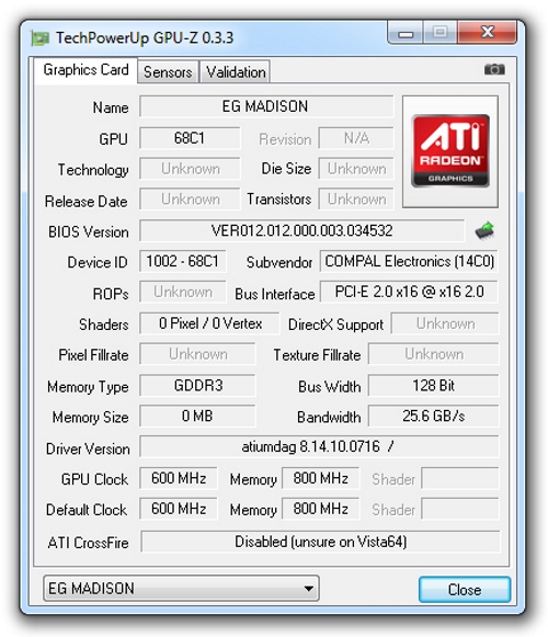 Mobility Radeon HD 5650