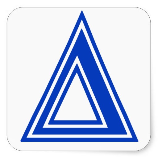 Знак треугольника в формулах