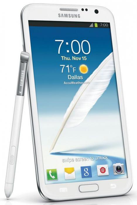 samsung galaxy note 2 характеристики телефон