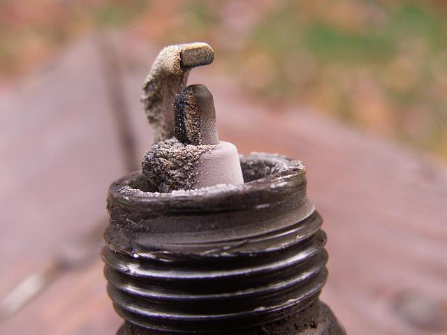 soot on spark plugs reasons photo