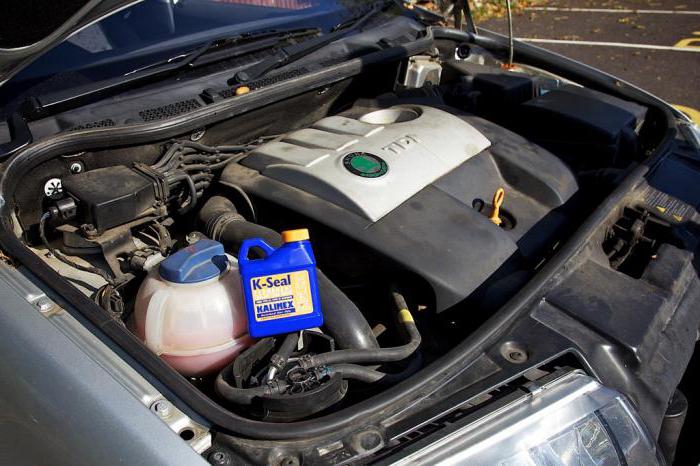 средство для герметизации системы охлаждения автомобиля
