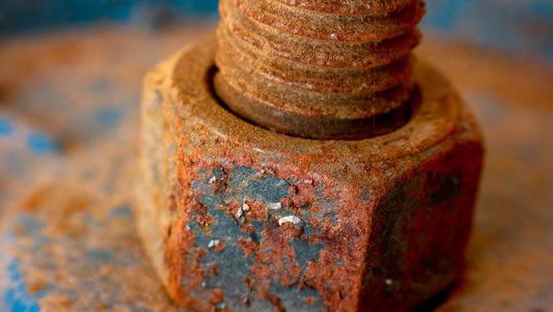 how to unscrew a rusted nut on a mixer