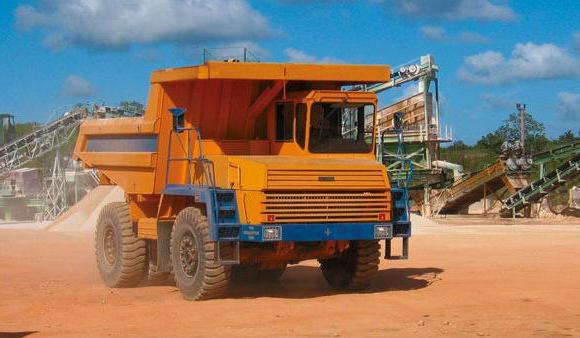 Characteristics of Belaz 7540