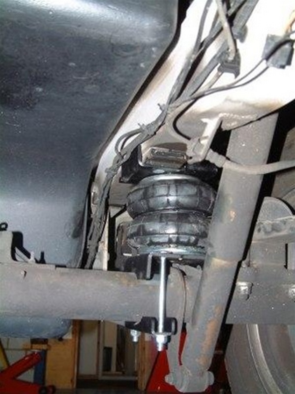 air suspension on a Mercedes sprinter classic