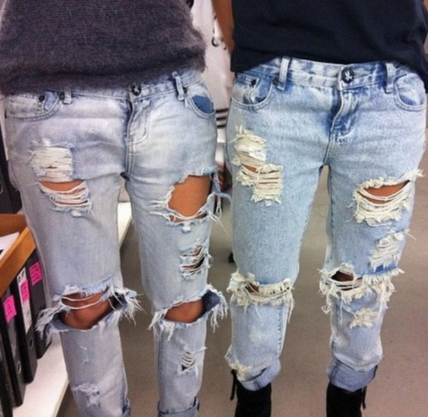 ripped jeans