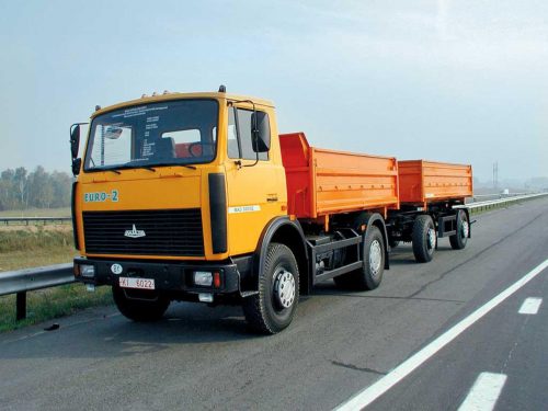 maz 5551 dump truck