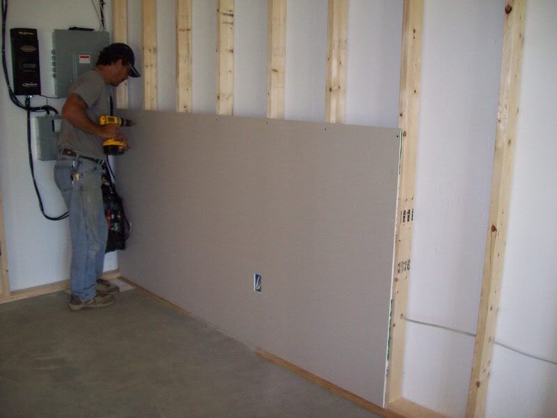 preparation of the surface for the installation of drywall