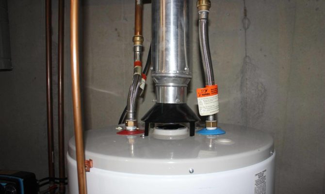 instantaneous water heater connection