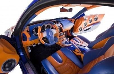 Lada Kalina hatchback tuning the cabin