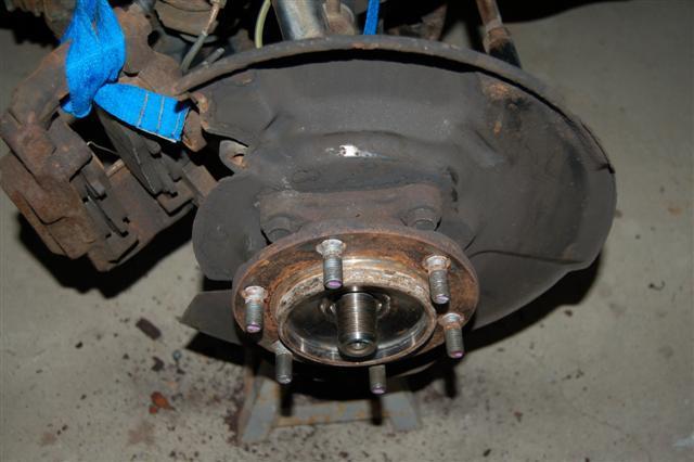 front wheel bearing replacement