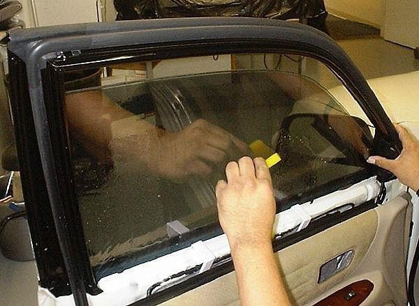 how to tint the rear window VAZ