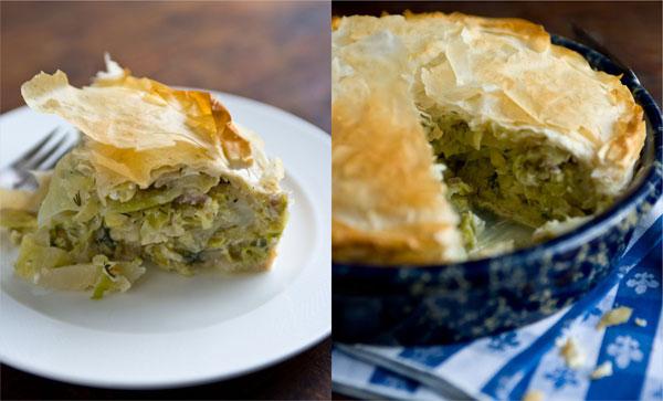 Yeast Pie with Cabbage