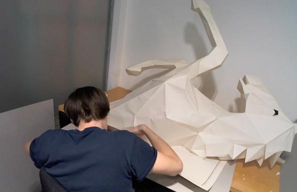 how to make a horse out of paper