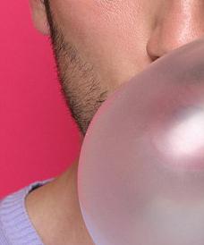 как делать пузыри из жвачки