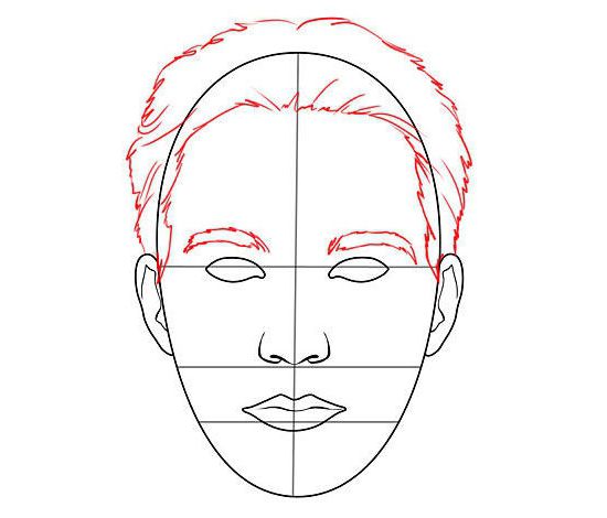 как научится рисовать лицо человека