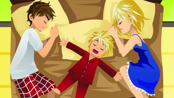 the child sleeps with parents how to wean