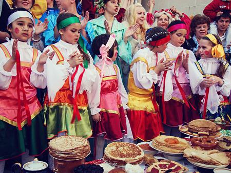 how they celebrated Shrovetide in Russia