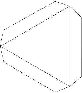 Как сделать объемный тетраэдр из бумаги схема