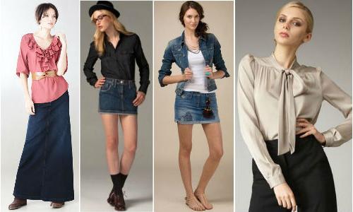 denim skirts 2013 photo