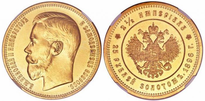 золотые монеты николая 2