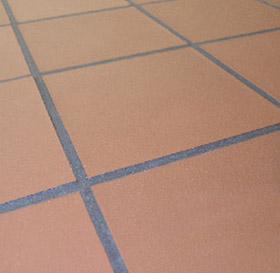 grouting of ceramic tiles