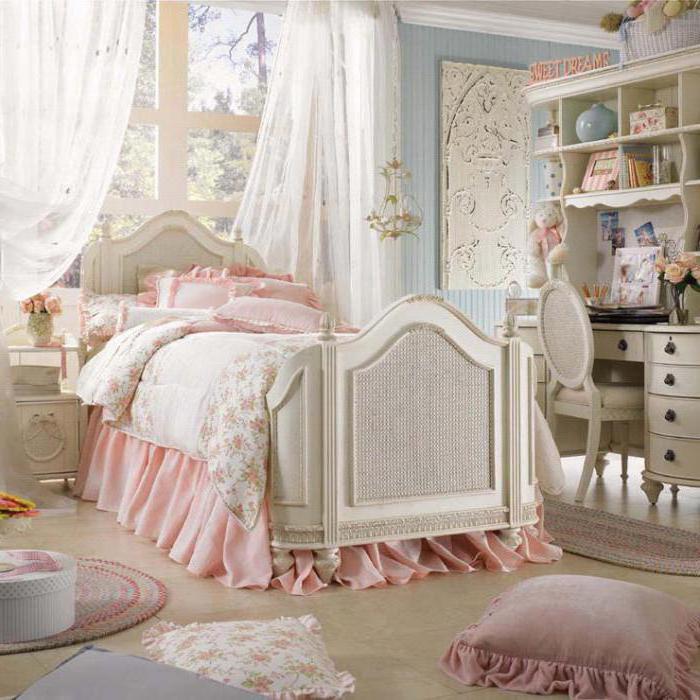 bedroom for a girl in a modern style