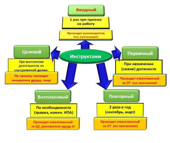 порядок проведения инструктажей по охране труда