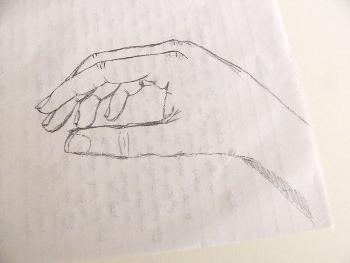 как рисовать руку