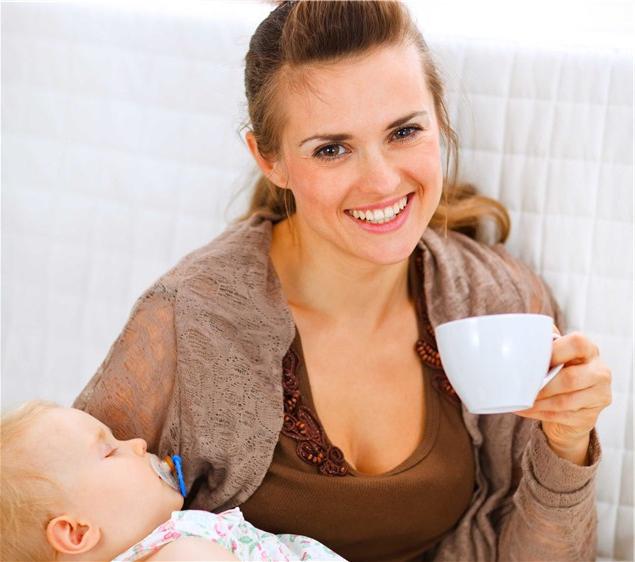 Is it possible for a nursing mother to coffee