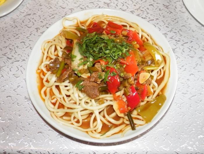 Uzbek beef lagman