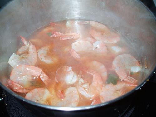 How to cook peeled shrimp?