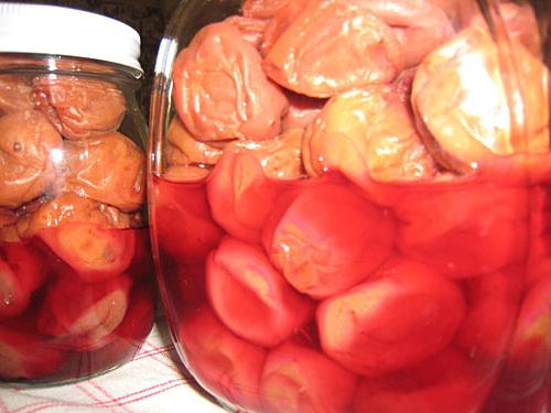 Soaked plum recipe