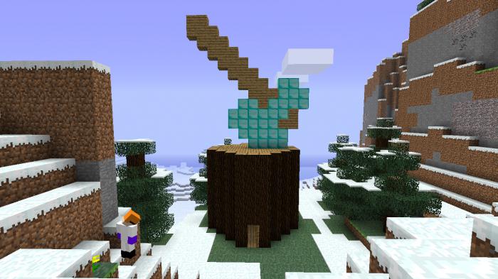 Minecraft: how to make an ax wooden?