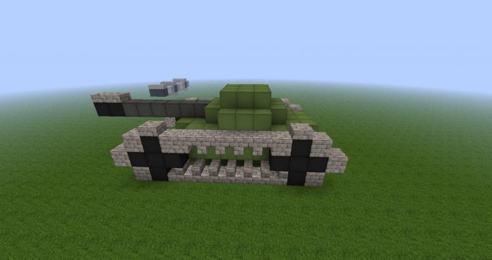 how to build a tank in minecraft