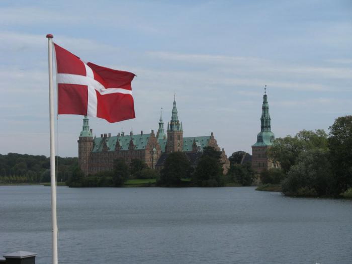 On the flag of which state is a white cross present?