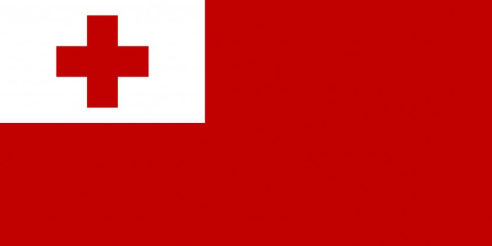 Красный флаг, белый крест