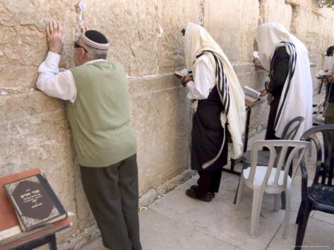 jerusalem wall weeping photo