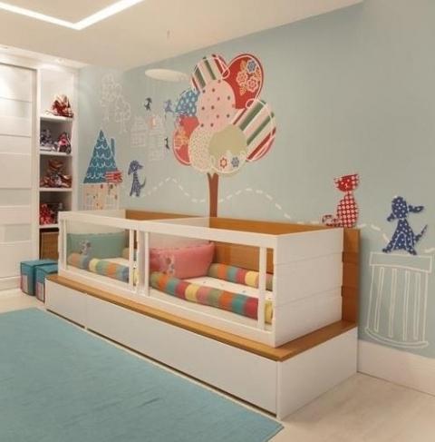 интерьер детской комнаты для девочек