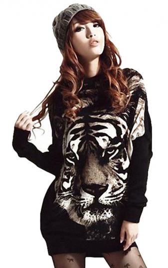 sweater with a tiger