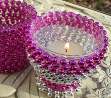 how to glue beads to glass