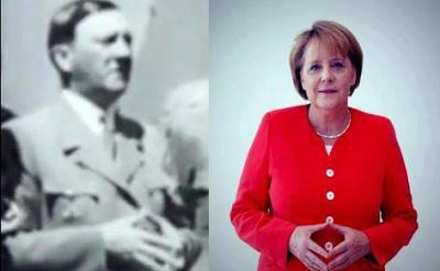 Ангела Меркель оказалась дочерью Гитлера