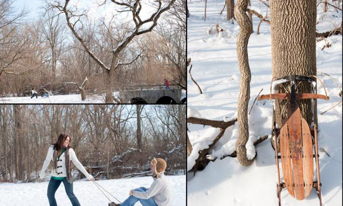 Идеи фотосессии зимой в лесу
